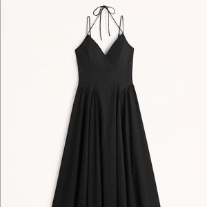 Abercrombie & Fitch Strappy Plunge Corset Maxi Dress
